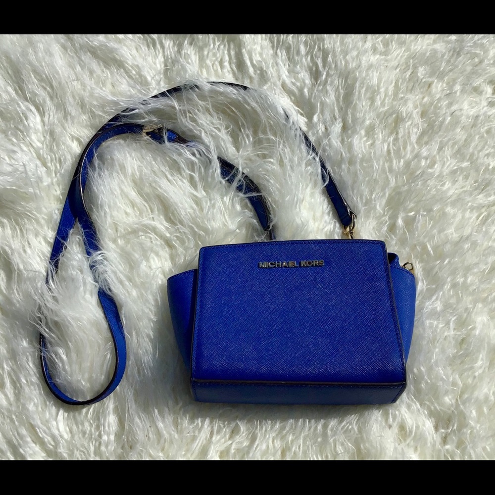 Michael Kors Bright Blue Shoulder Bag